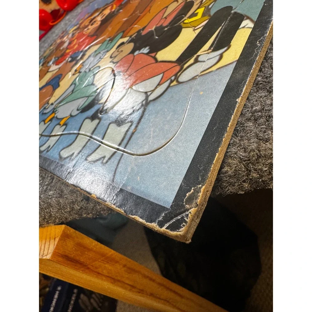 Vintage 1956 Walt Disney Mickey Mouse Club Whitman Frame Tray Puzzle‎ Disneyana